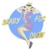 READY FOR DUTY NOSE ART PIN DX